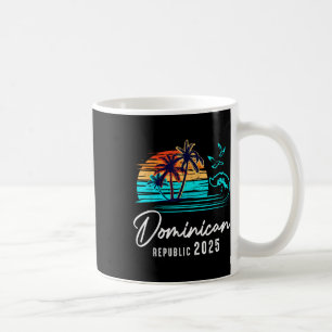 Dominikanische Republik 2025 Sommerferien Matching Kaffeetasse