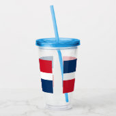Dominikanische Republik Acryltrinkbecher (Links)