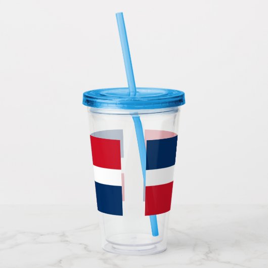 Dominikanische Republik Acryltrinkbecher (Links)