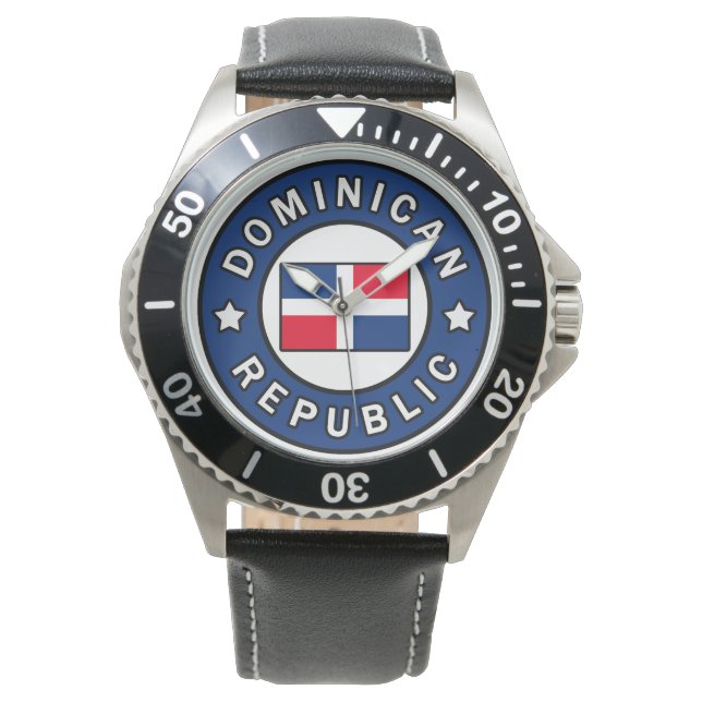 Dominikanische Republik Armbanduhr (Vorderseite)