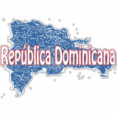 Dominikanische Republik Aufkleber (Vorderseite)