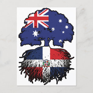 Dominikanische Republik Australien Postkarte