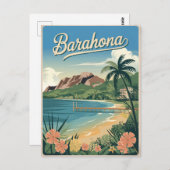 Dominikanische Republik Barahona Vintag Postkarte (Vorne/Hinten)