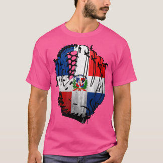 Dominikanische Republik Baseball Shortstop Outfiel T-Shirt