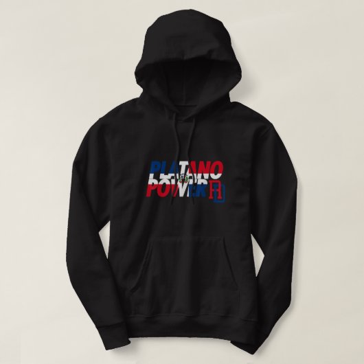 DOMINIKANISCHE REPUBLIK BASEBALL TEAM SUPPORT SHIR HOODIE (Design vorne)