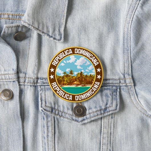Dominikanische Republik Button (Beispiel)