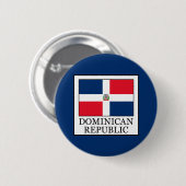 Dominikanische Republik Button (Vorne & Hinten)