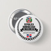 Dominikanische Republik Button (Vorne & Hinten)