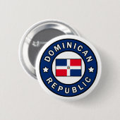 Dominikanische Republik Button (Vorne & Hinten)