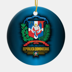Dominikanische Republik COA Keramikornament