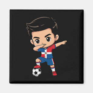 Dominikanische Republik Dab Kid Dominicana Flagge  Magnet