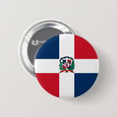 Dominikanische Republik, Dänemark Button (Vorne & Hinten)