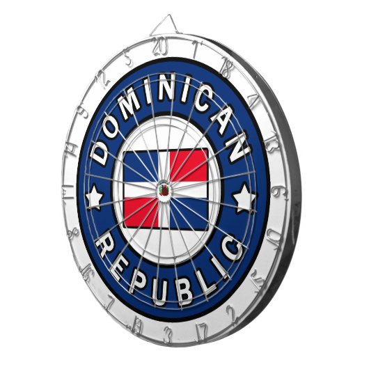 Dominikanische Republik Dartscheibe (Vorderseite rechts)