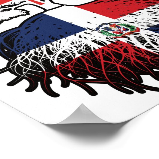 Dominikanische Republik Dominikanischer Kanadische Poster (Ecke)