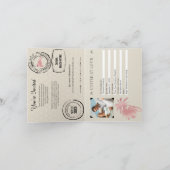 Dominikanische Republik Einladung zum Hochzeitspas (Innenseite)