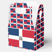 Dominikanische Republik - Fahne Geschenkschachtel (Geöffnet)