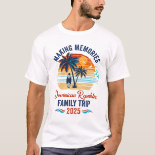 Dominikanische Republik Familienurlaub 2025 Mem T-Shirt