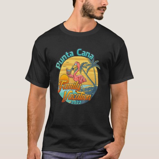 Dominikanische Republik Familienurlaub Punta Cana  T-Shirt (Vorderseite)