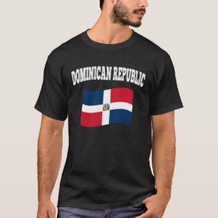 DOMINIKANISCHE REPUBLIK Flag Sport-Wettbewerb Urla T-Shirt