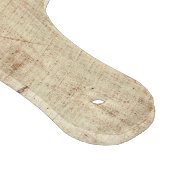 Dominikanische Republik-Flagge auf altem hölzernem Schneidebrett (Ecke)