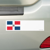 Dominikanische Republik-Flagge Autoaufkleber (Auf Auto)