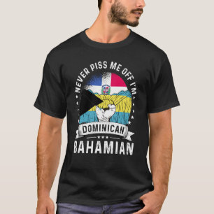 Dominikanische Republik Flagge Bahamas Gewachsen H T-Shirt