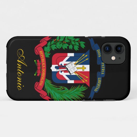 Dominikanische Republik-Flagge Case-Mate iPhone Hülle (Rückseite (Horizontal))