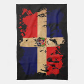 Dominikanische Republik-Flagge Handtuch (Vertikal)