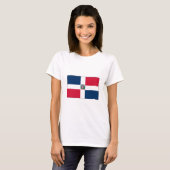 Dominikanische Republik FLAGGE International T-Shirt (Vorne ganz)