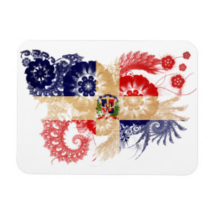 Dominikanische Republik-Flagge Magnet