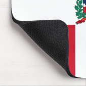 Dominikanische Republik-Flagge Mousepad (Ecke)