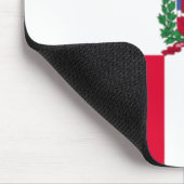 Dominikanische Republik-Flagge Mousepad (Ecke)