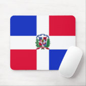 Dominikanische Republik-Flagge Mousepad (Mit Mouse)