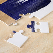 Dominikanische Republik-Flagge Puzzle (Seite)