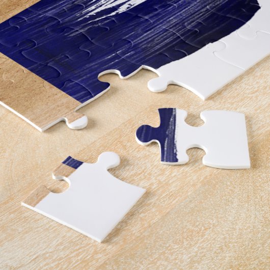 Dominikanische Republik-Flagge Puzzle (Seite)