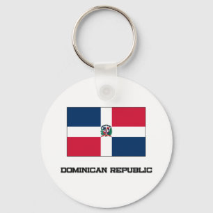 Dominikanische Republik-Flagge Schlüsselanhänger