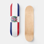 Dominikanische Republik-Flagge Skateboard (Vorderseite)