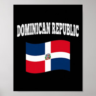 Dominikanische Republik Flagge Sport Wettbewerb Ur Poster
