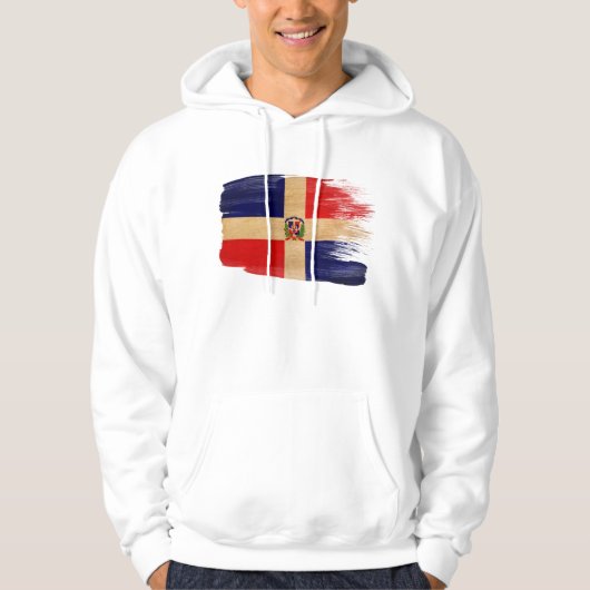 Dominikanische Republik-FlaggeHoodie Hoodie (Vorderseite)