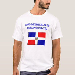 Dominikanische Republik-Flaggen-T - Shirt
