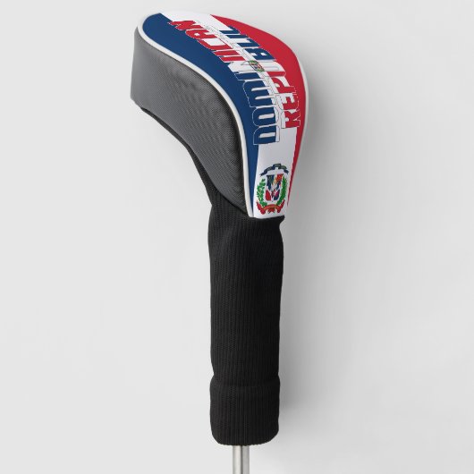 Dominikanische Republik Flaggenstaat Gorgetic Patr Golf Headcover (angewinkelt)