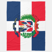 Dominikanische Republik Fleecedecke (Vorderseite)