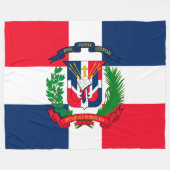 Dominikanische Republik Fleecedecke (Vorderseite (Horizontal))