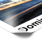 Dominikanische Republik - Foto Print (Ecke)