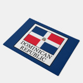 Dominikanische Republik Fußmatte (Schrägansicht)