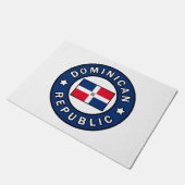 Dominikanische Republik Fußmatte (Schrägansicht)