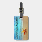 Dominikanische Republik Gepäckanhänger (Vorderseite vertikal)