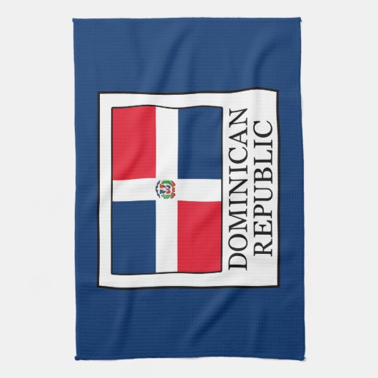 Dominikanische Republik Geschirrtuch (Vertikal)
