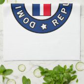 Dominikanische Republik Geschirrtuch (Gefaltet)