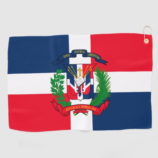 Dominikanische Republik Golfhandtuch (Horizontal)